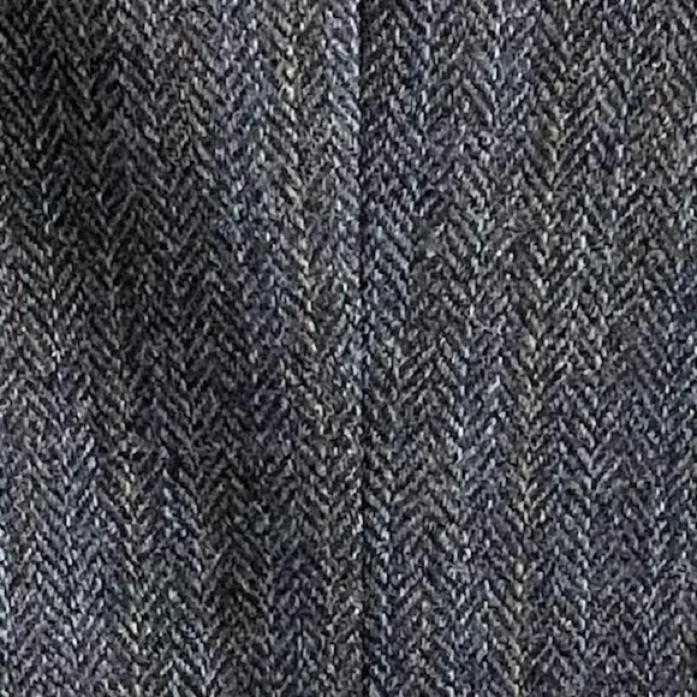 HARRIS TWEED Vintage Hand Woven Wool Blazer Navy Blue 40S - Picture 5 of 14